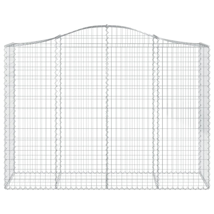 Schanskorven 7 st gewelfd 200x50x140/160 cm ijzer