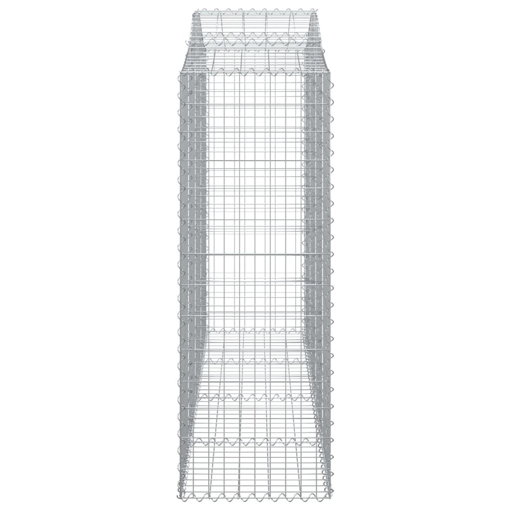 Schanskorven 15 st gewelfd 200x50x140/160 cm ijzer