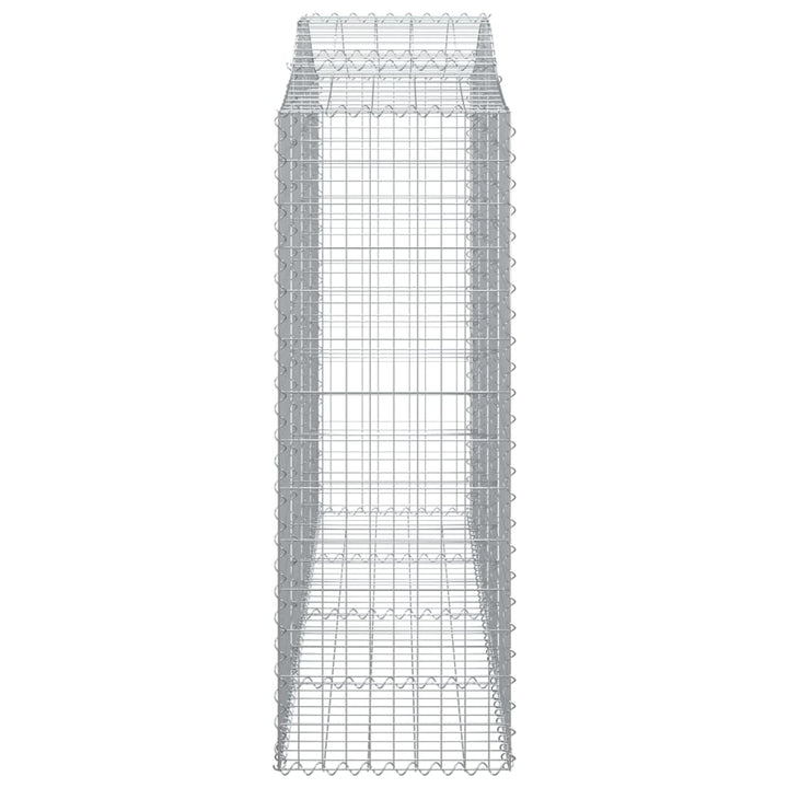 Schanskorven 15 st gewelfd 200x50x140/160 cm ijzer