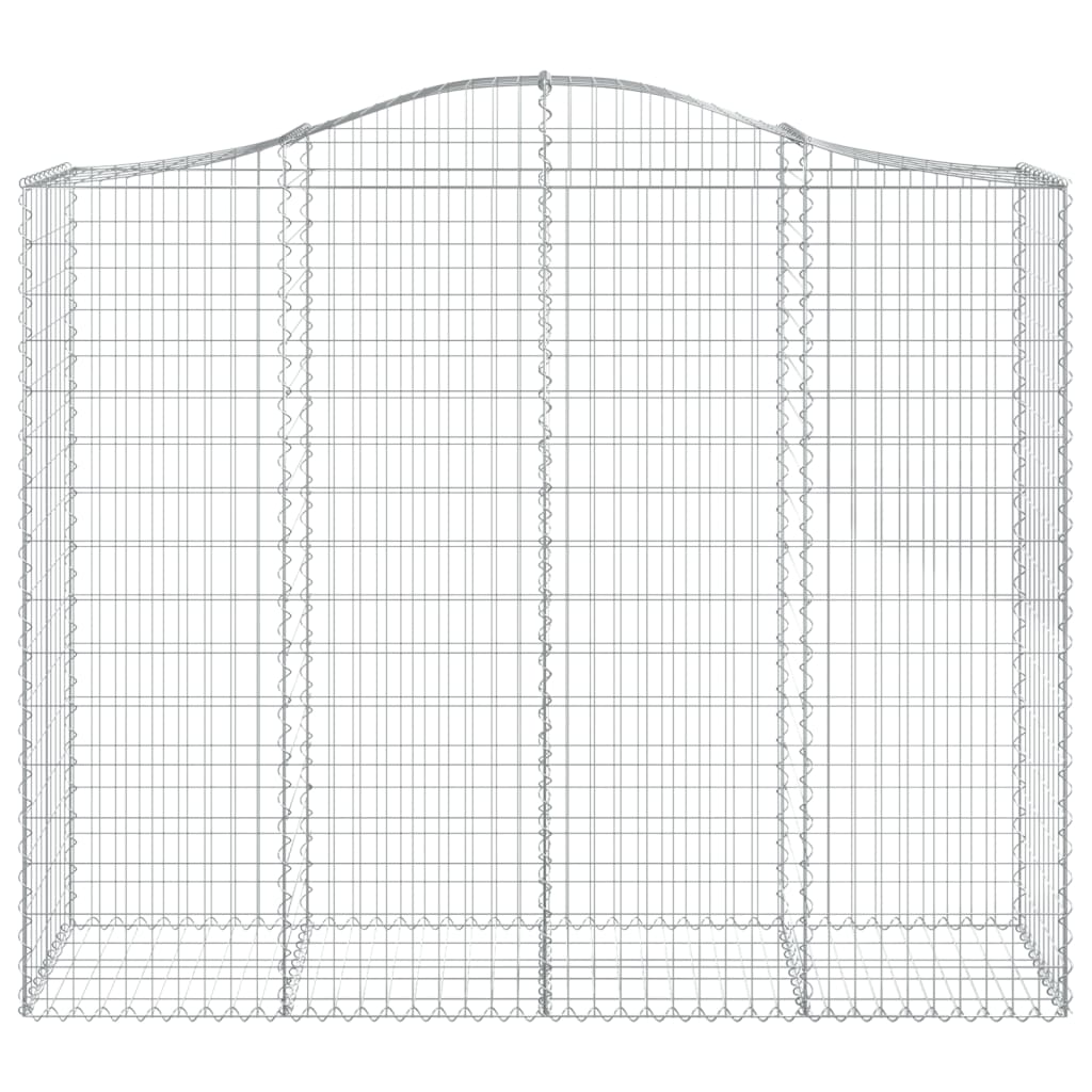 Schanskorven 4 st gewelfd 200x50x160/180 cm ijzer