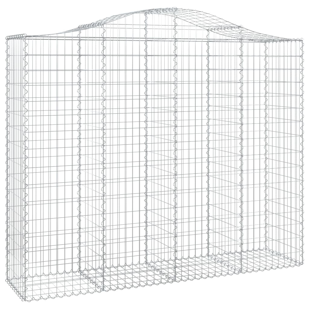 Schanskorven 10 st gewelfd 200x50x160/180 cm ijzer