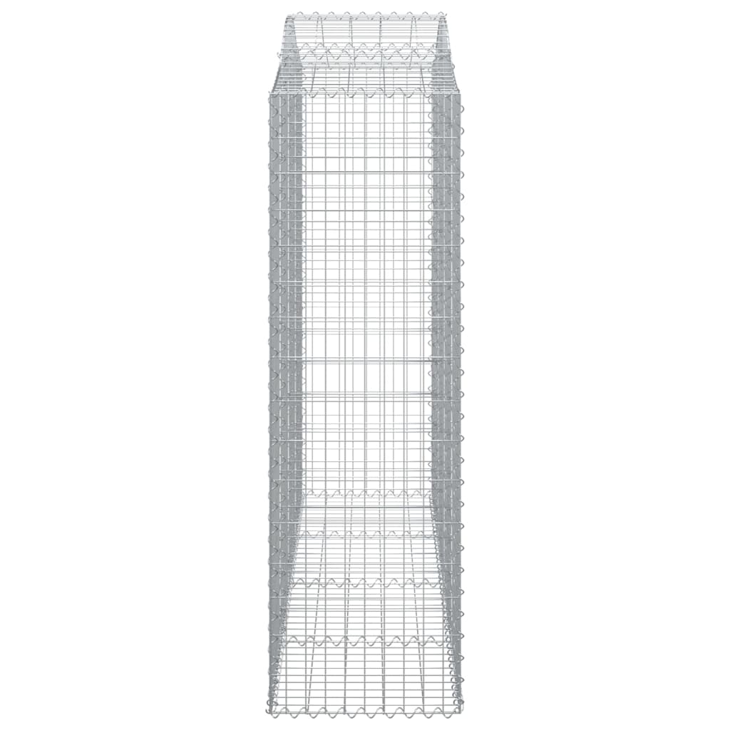 Schanskorven 10 st gewelfd 200x50x160/180 cm ijzer