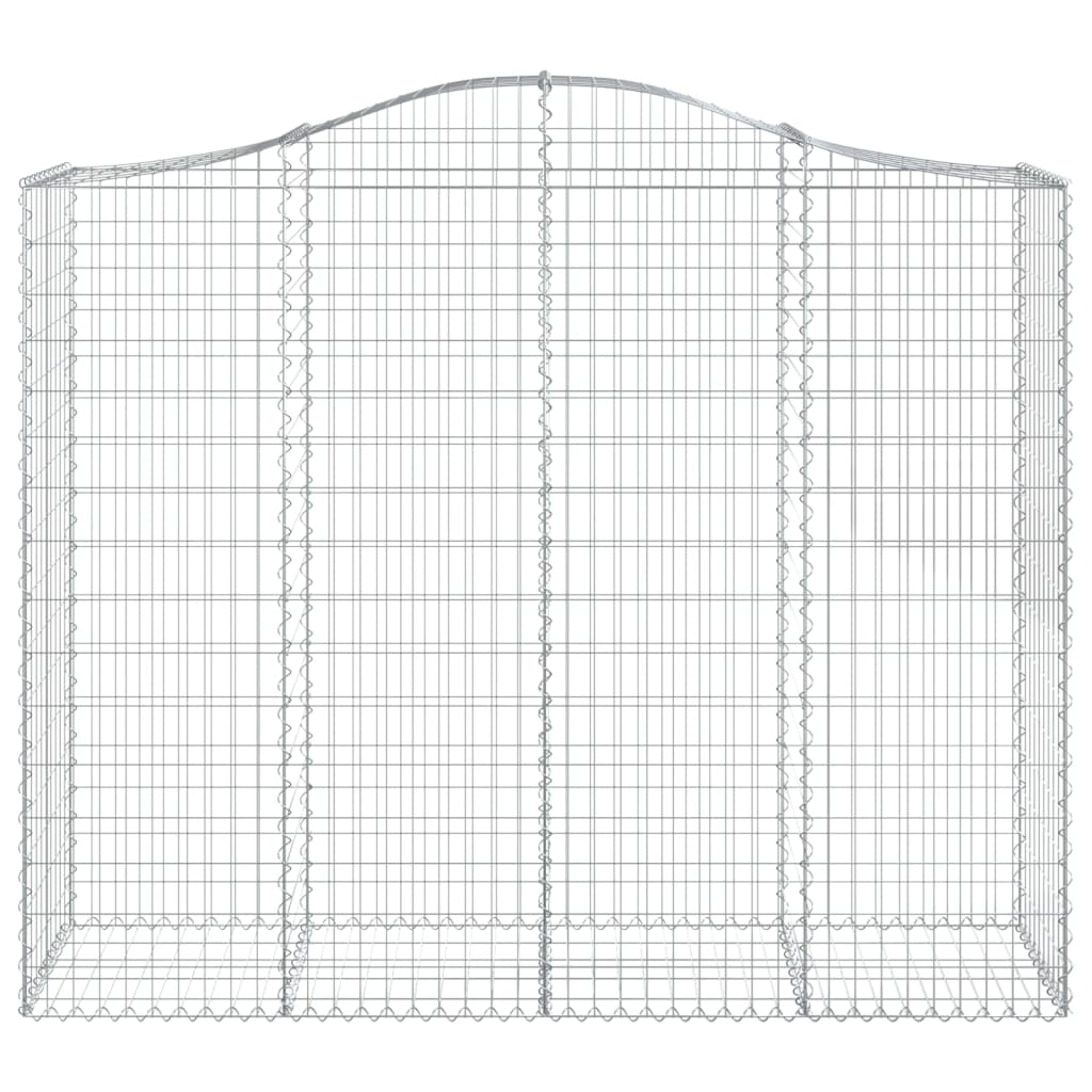 Schanskorven 12 st gewelfd 200x50x160/180 cm ijzer