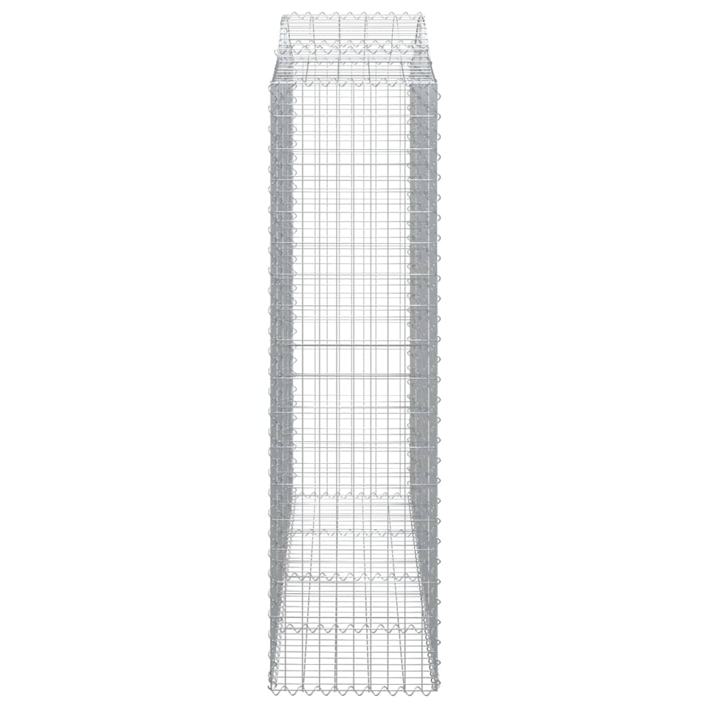 Schanskorven 4 st gewelfd 200x50x180/200 cm ijzer