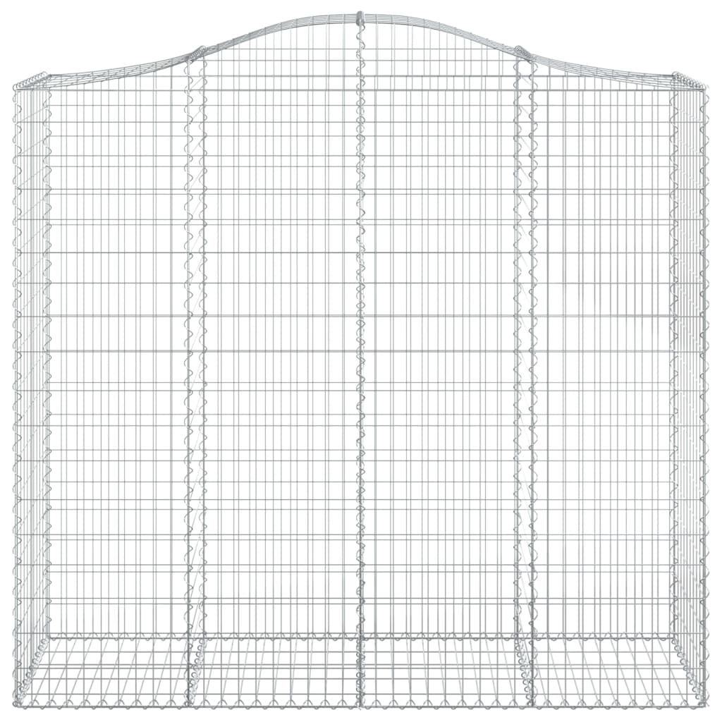 Schanskorven 8 st gewelfd 200x50x180/200 cm ijzer