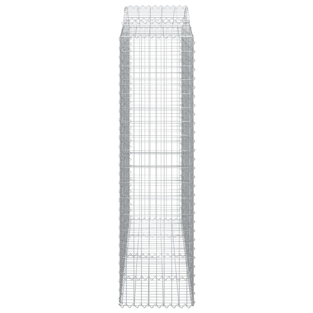 Schanskorven 8 st gewelfd 200x50x180/200 cm ijzer