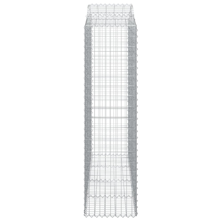 Schanskorven 8 st gewelfd 200x50x180/200 cm ijzer