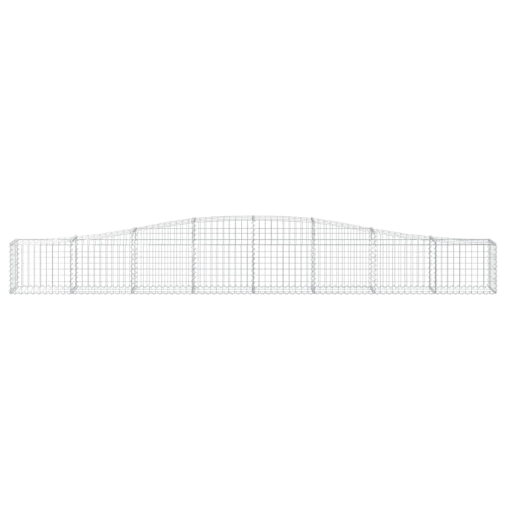 Schanskorven 3 st gewelfd 400x30x40/60 cm ijzer