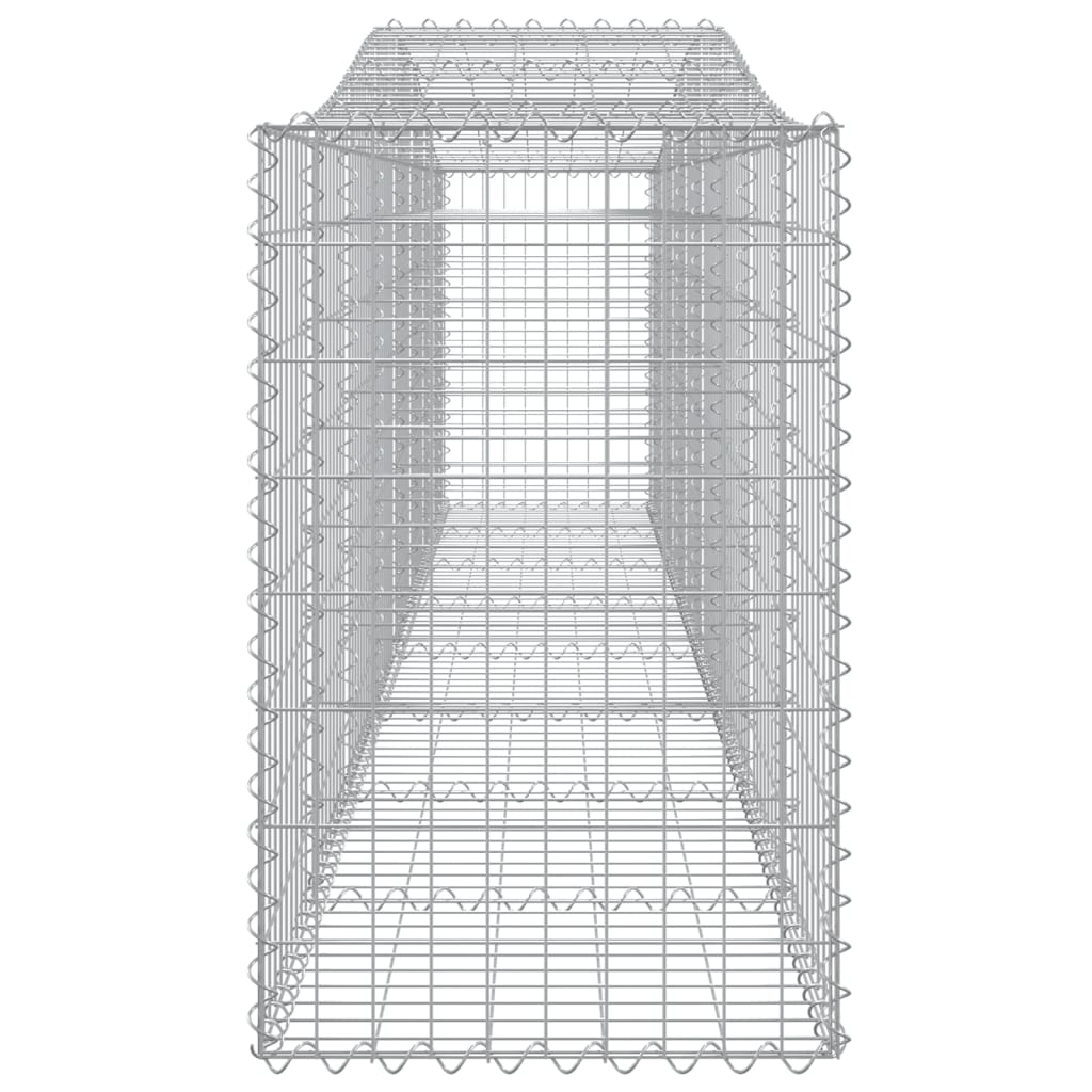 Schanskorven 10 st gewelfd 400x50x80/100 cm ijzer