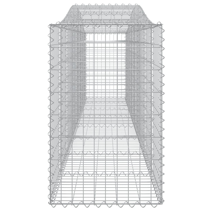 Schanskorven 10 st gewelfd 400x50x80/100 cm ijzer