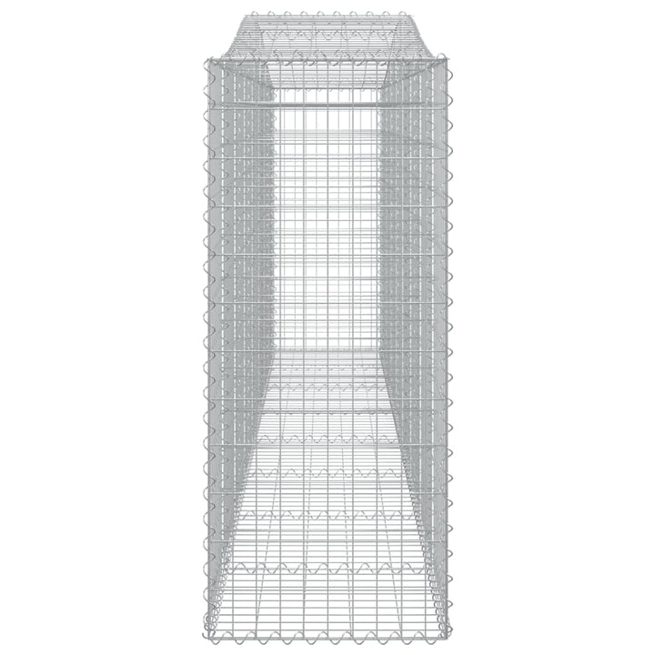 Schanskorven 15 st gewelfd 400x50x120/140 cm ijzer