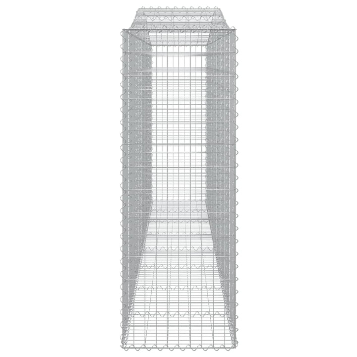 Schanskorven 8 st gewelfd 400x50x140/160 cm ijzer