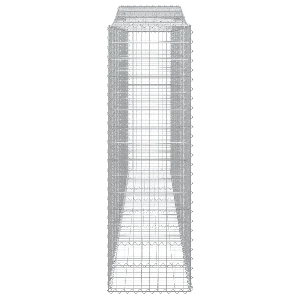 Schanskorven 6 st gewelfd 400x50x160/180 cm ijzer