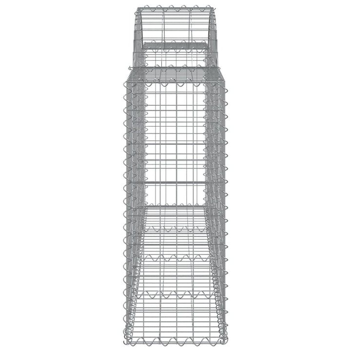 Schanskorven 13 st gewelfd 200x30x80/100 cm ijzer