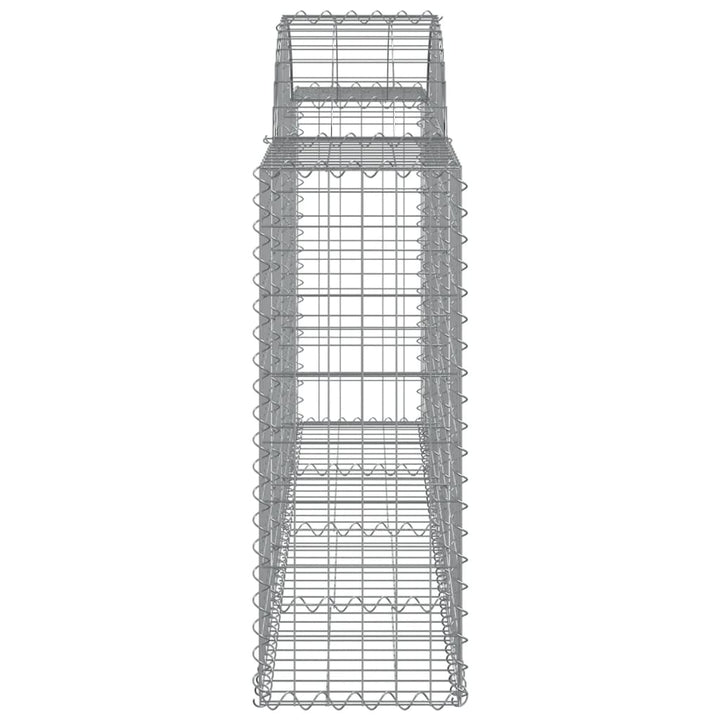 Schanskorven 14 st gewelfd 200x30x80/100 cm ijzer