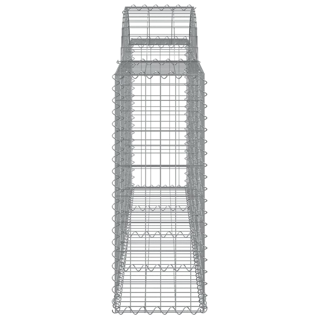 Schanskorven 15 st gewelfd 200x30x80/100 cm ijzer