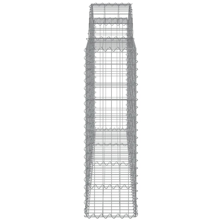 Schanskorven 3 st gewelfd 200x30x100/120 cm ijzer