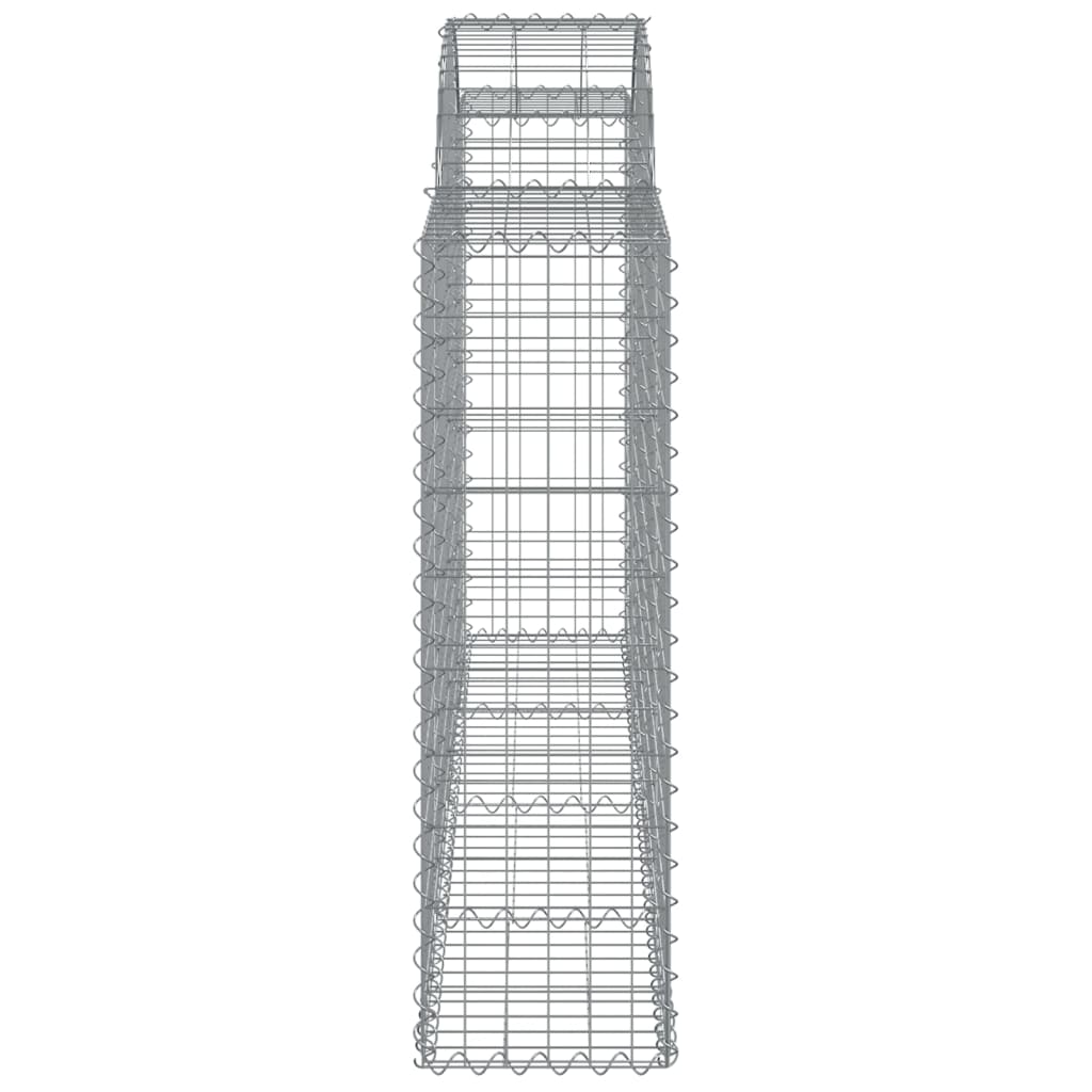 Schanskorven 5 st gewelfd 200x30x100/120 cm ijzer