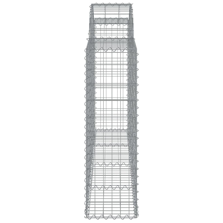 Schanskorven 5 st gewelfd 200x30x100/120 cm ijzer