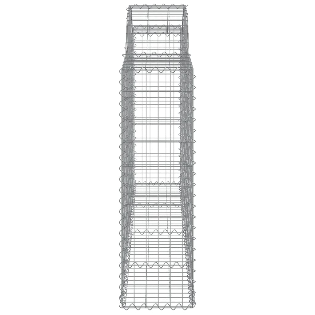 Schanskorven 8 st gewelfd 200x30x100/120 cm ijzer