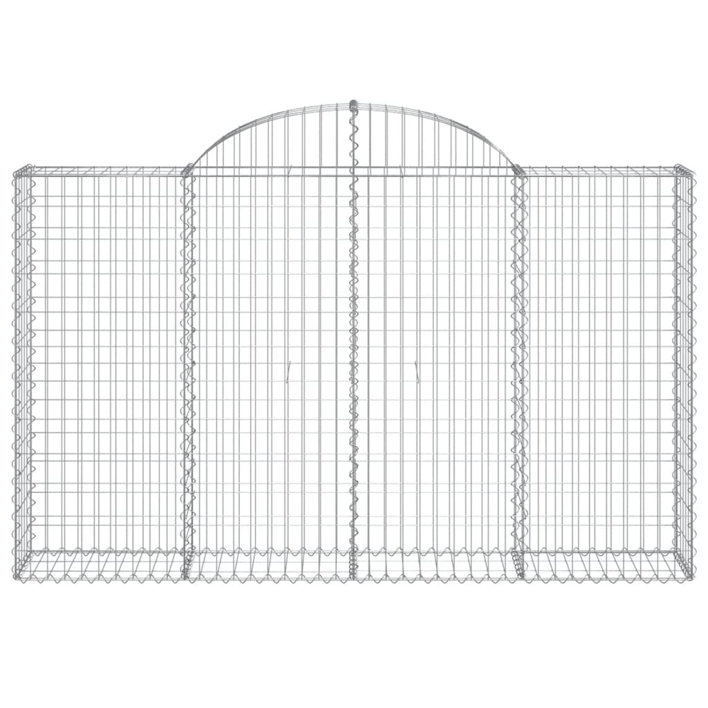 Schanskorven 11 st gewelfd 200x30x120/140 cm ijzer