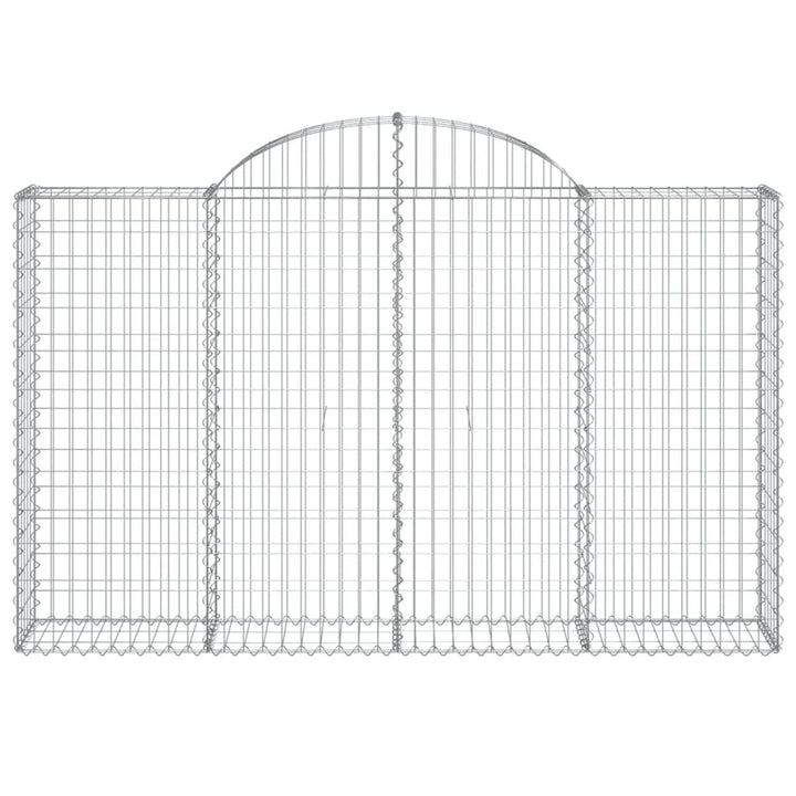 Schanskorven 11 st gewelfd 200x30x120/140 cm ijzer