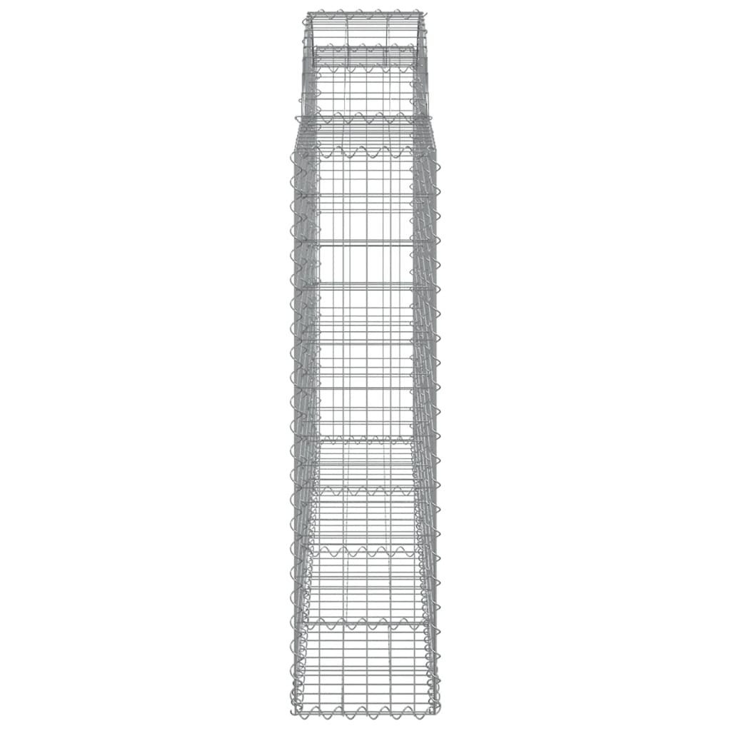 Schanskorven 11 st gewelfd 200x30x120/140 cm ijzer