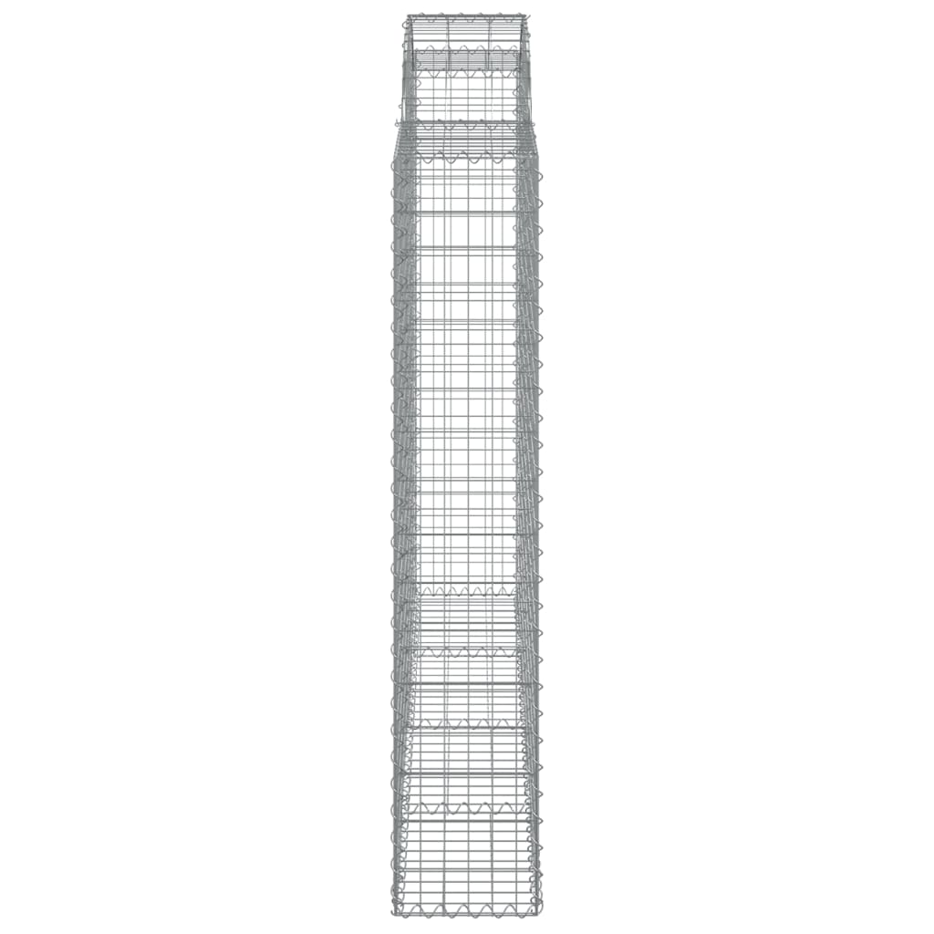 Schanskorven 4 st gewelfd 200x30x160/180 cm ijzer