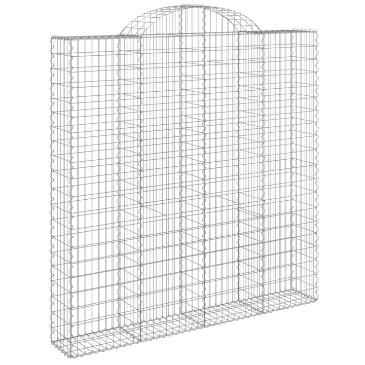 Schanskorven 4 st gewelfd 200x30x200/220 cm ijzer