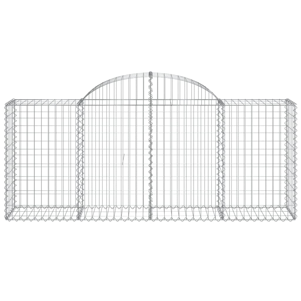 Schanskorven 13 st gewelfd 200x50x80/100 cm ijzer