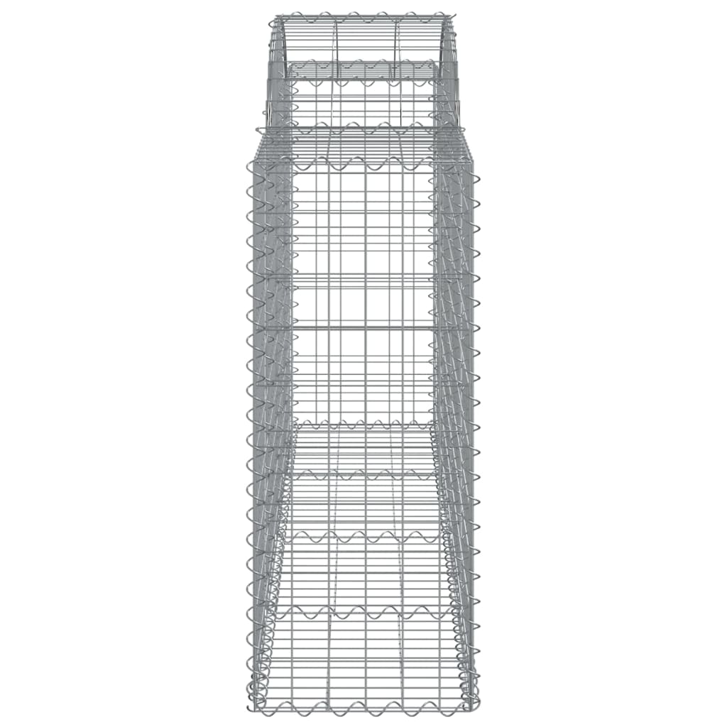 Schanskorven 4 st gewelfd 200x50x100/120 cm ijzer