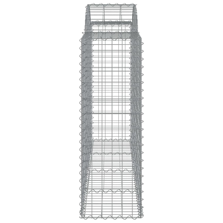 Schanskorven 3 st gewelfd 200x50x120/140 cm ijzer