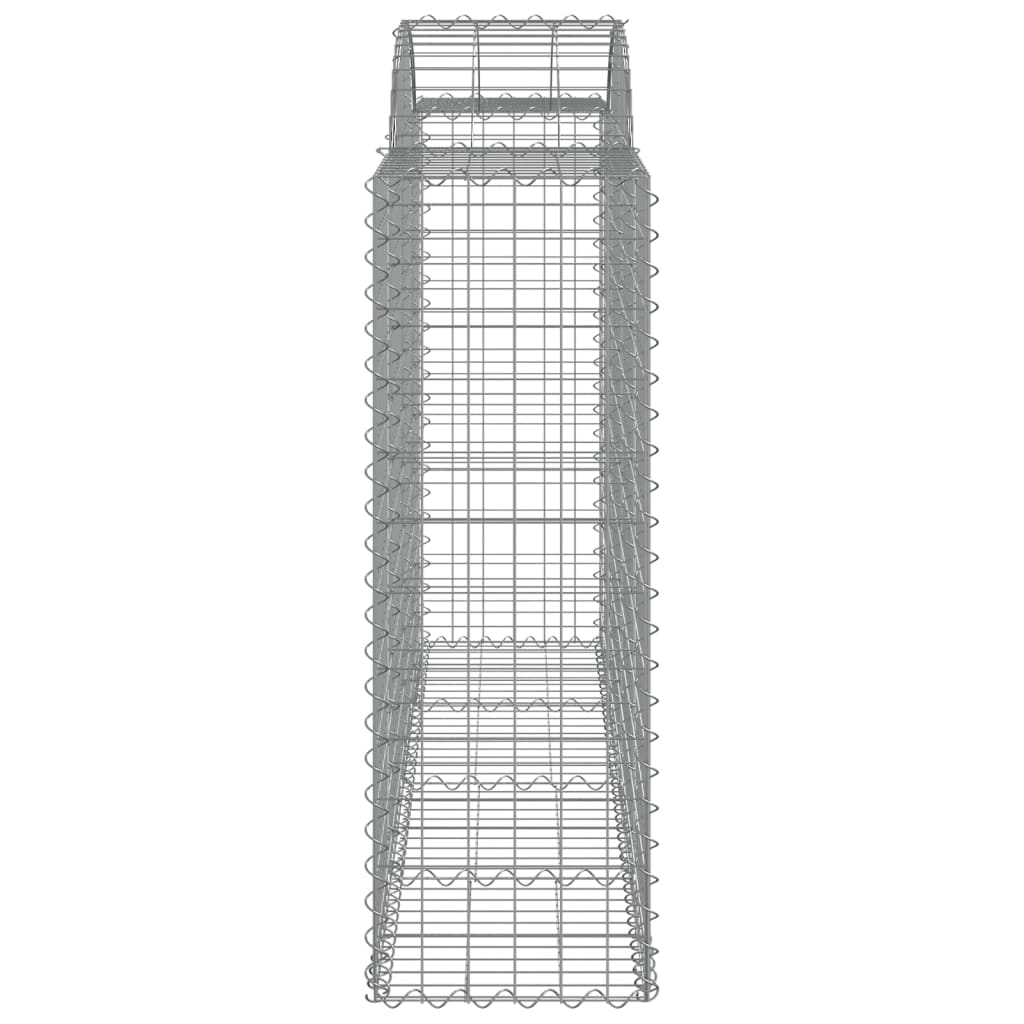 Schanskorven 4 st gewelfd 200x50x120/140 cm ijzer