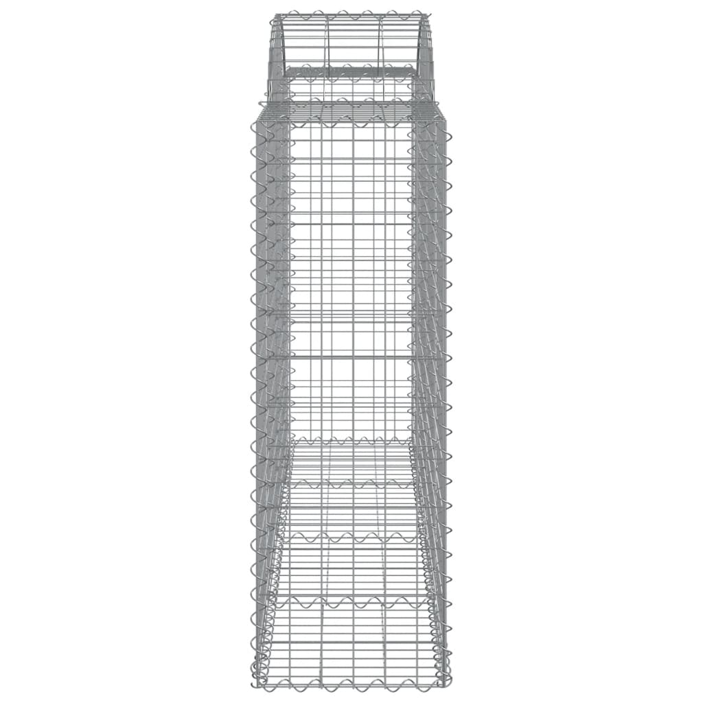 Schanskorven 9 st gewelfd 200x50x120/140 cm ijzer