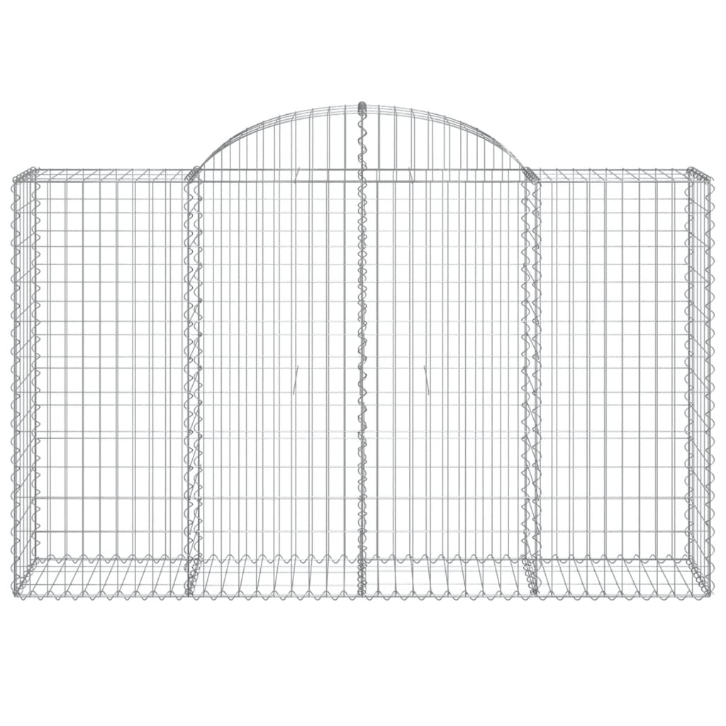 Schanskorven 20 st gewelfd 200x50x120/140 cm ijzer