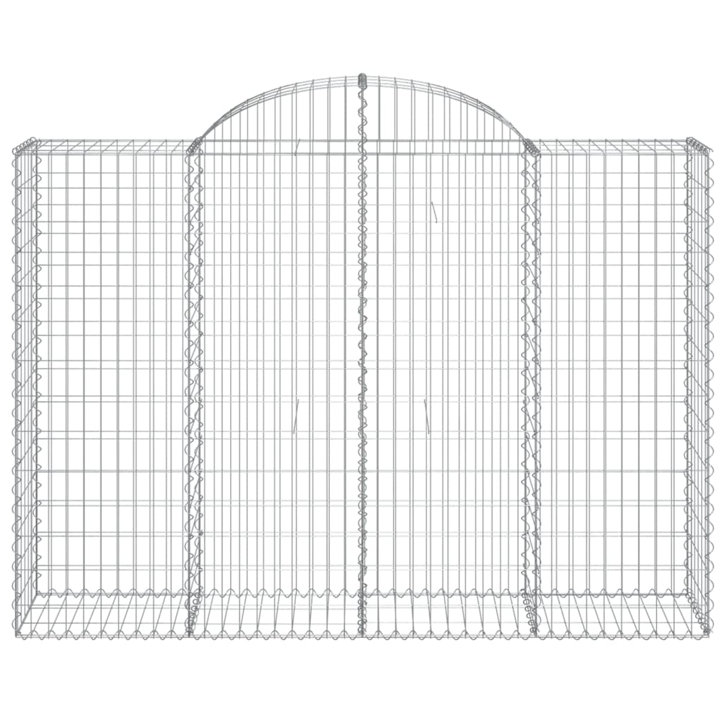 Schanskorven 13 st gewelfd 200x50x140/160 cm ijzer