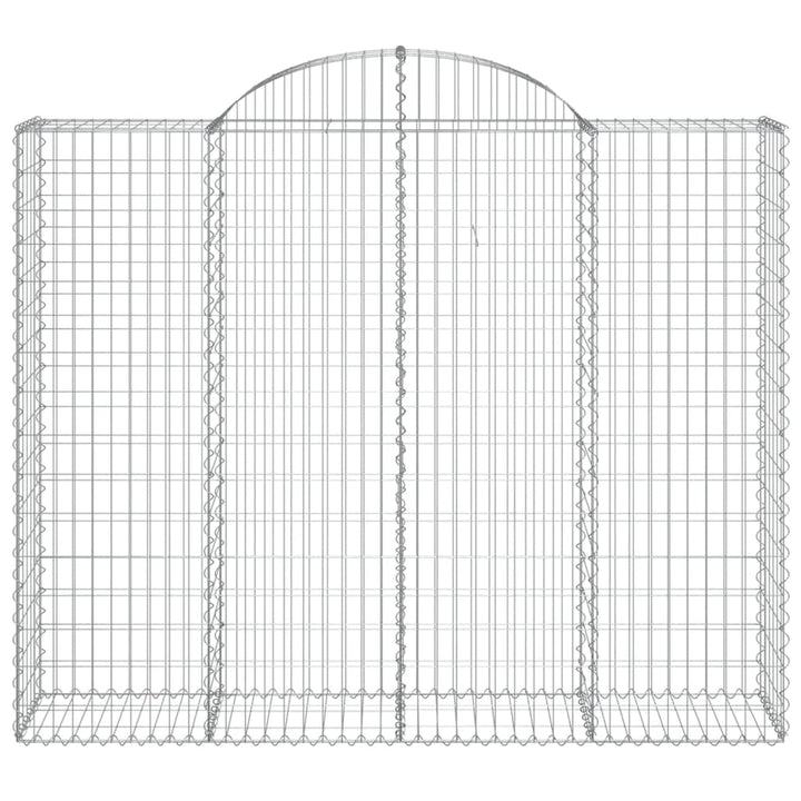 Schanskorven 5 st gewelfd 200x50x160/180 cm ijzer