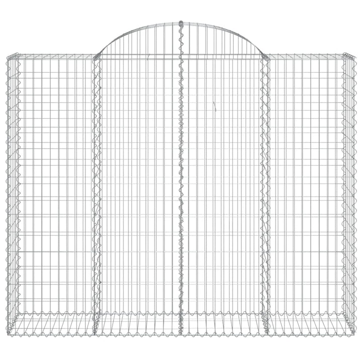 Schanskorven 11 st gewelfd 200x50x160/180 cm ijzer