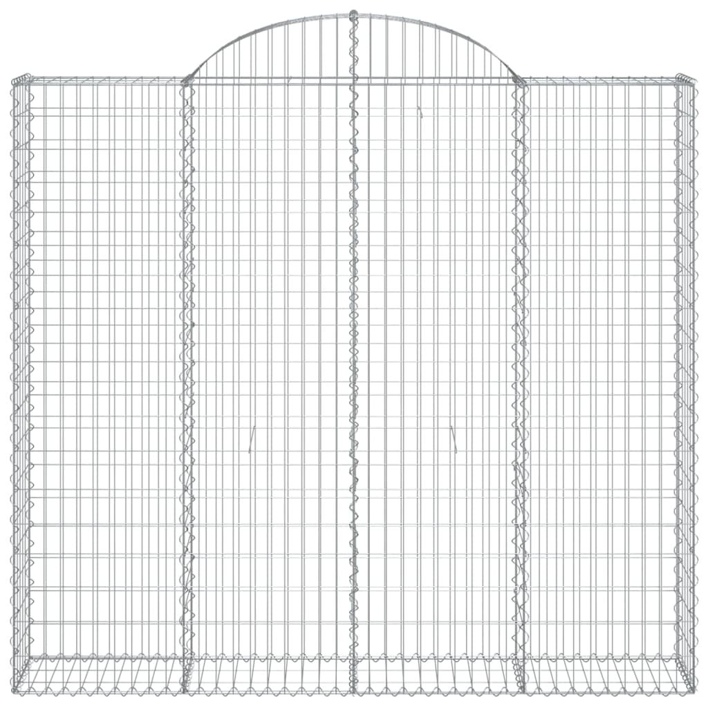 Schanskorven 9 st gewelfd 200x50x180/200 cm ijzer