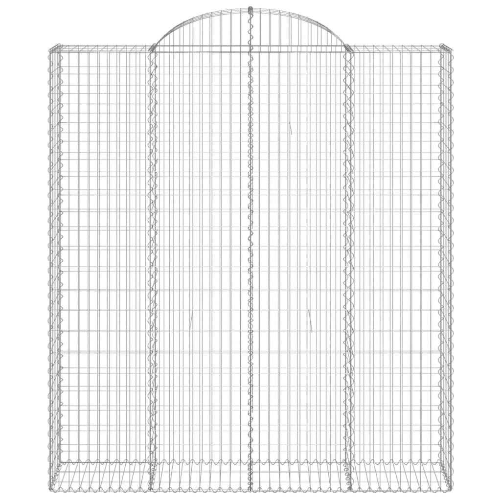 Schanskorven 3 st gewelfd 200x50x220/240 cm ijzer