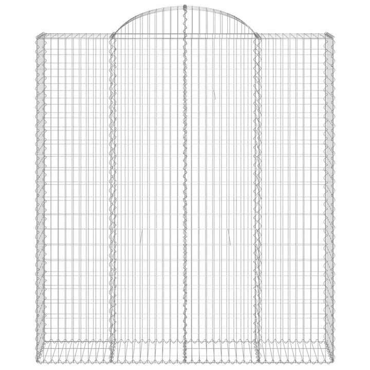 Schanskorven 3 st gewelfd 200x50x220/240 cm ijzer