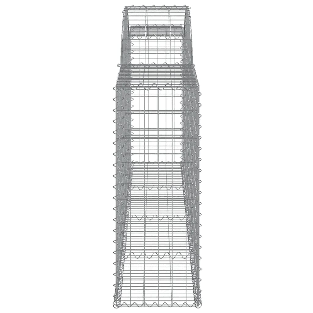 Schanskorven 11 st gewelfd 300x30x80/100 cm ijzer