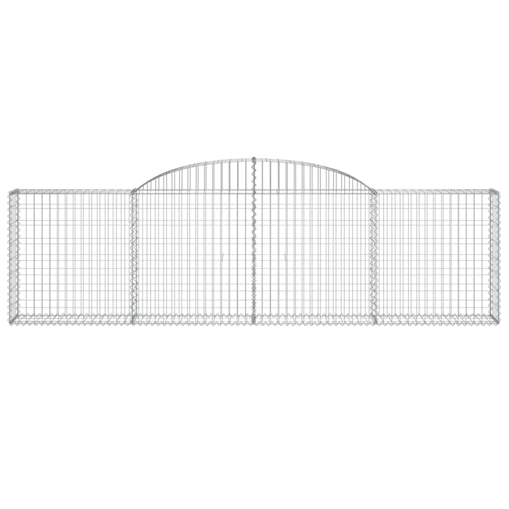 Schanskorven 13 st gewelfd 300x30x80/100 cm ijzer