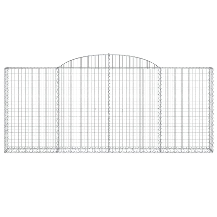 Schanskorven 11 st gewelfd 300x30x120/140 cm ijzer