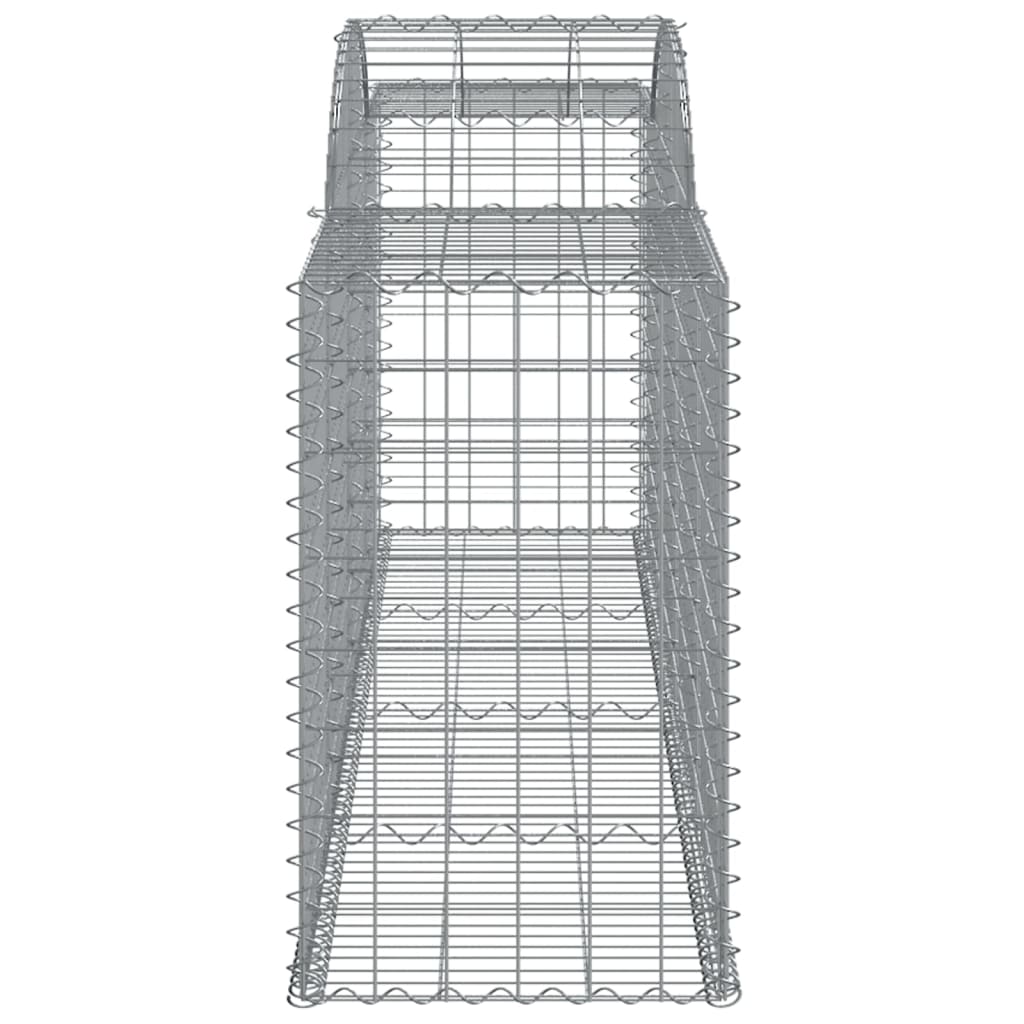 Schanskorven 12 st gewelfd 300x50x80/100 cm ijzer