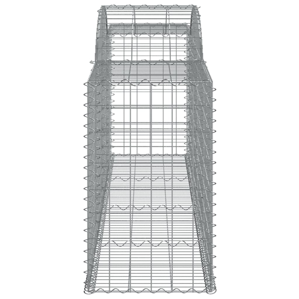 Schanskorven 20 st gewelfd 300x50x80/100 cm ijzer