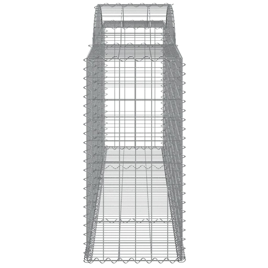 Schanskorven 9 st gewelfd 300x50x100/120 cm ijzer