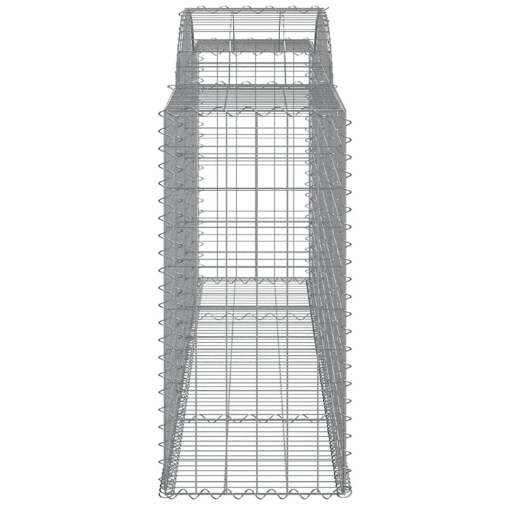 Schanskorven 9 st gewelfd 300x50x100/120 cm ijzer