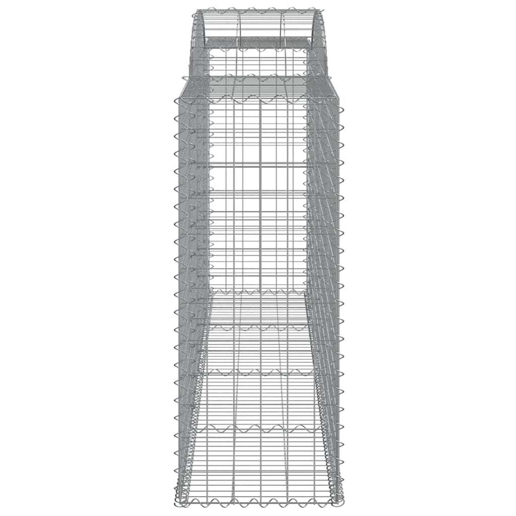 Schanskorven 7 st gewelfd 300x50x120/140 cm ijzer