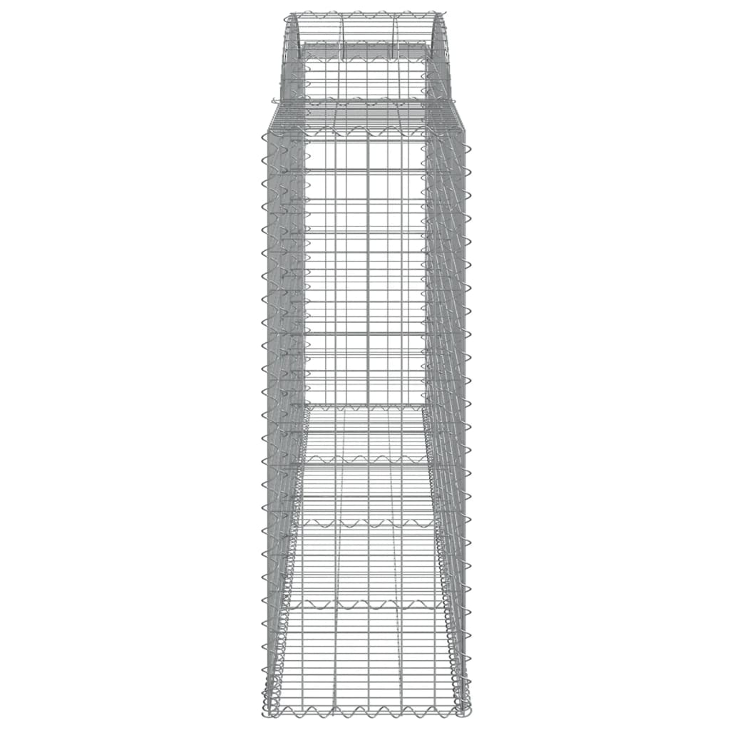 Schanskorven 6 st gewelfd 300x50x140/160 cm ijzer